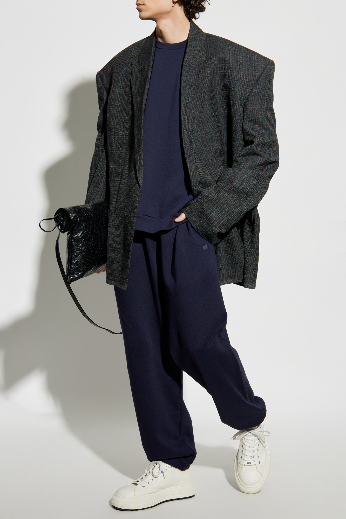 Navy blue Sweatshirt with logo Acne Studios - Vitkac AS